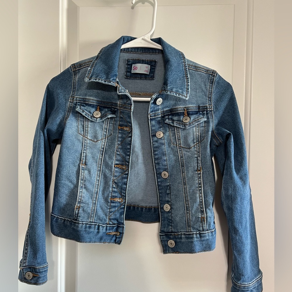 SO Girls denim Jacket- Size Medium